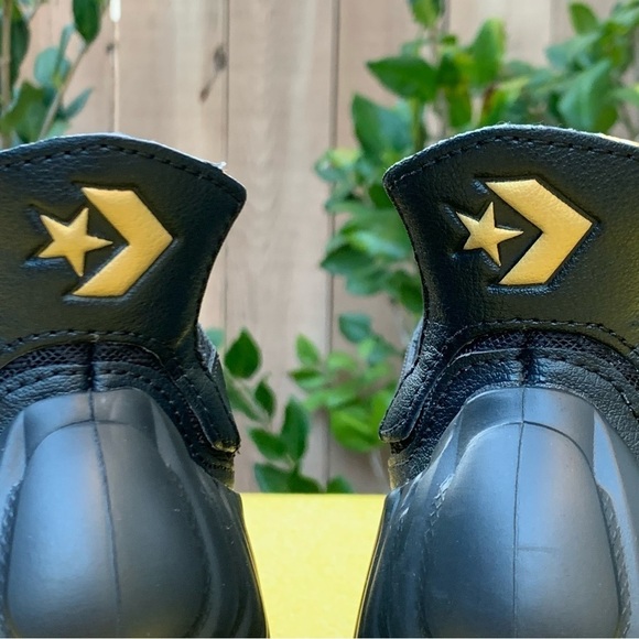 Converse All Star BB Prototype CX Mid Black Gold Baroque Men Basketball A02515C - Picture 11 of 16